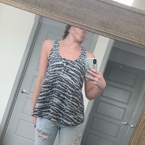 Racer back flowy tank